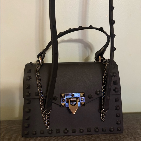 Most Wanted USA Studded Black Handbag - Picture 3 of 8